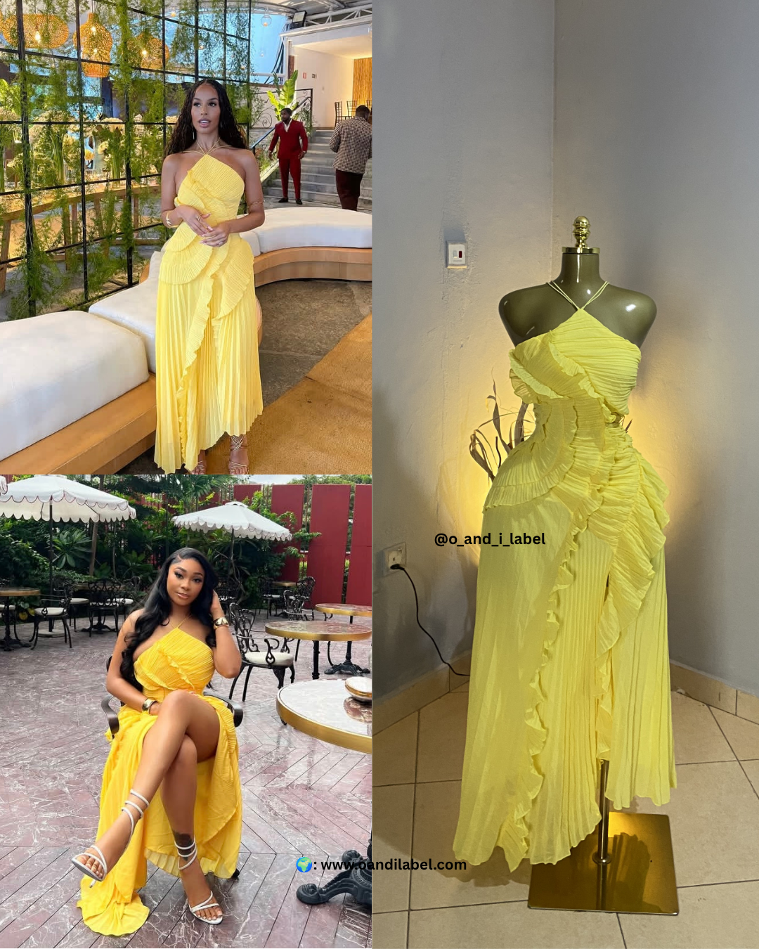 Elegant Chiffon Long Dress — image 2 of 4