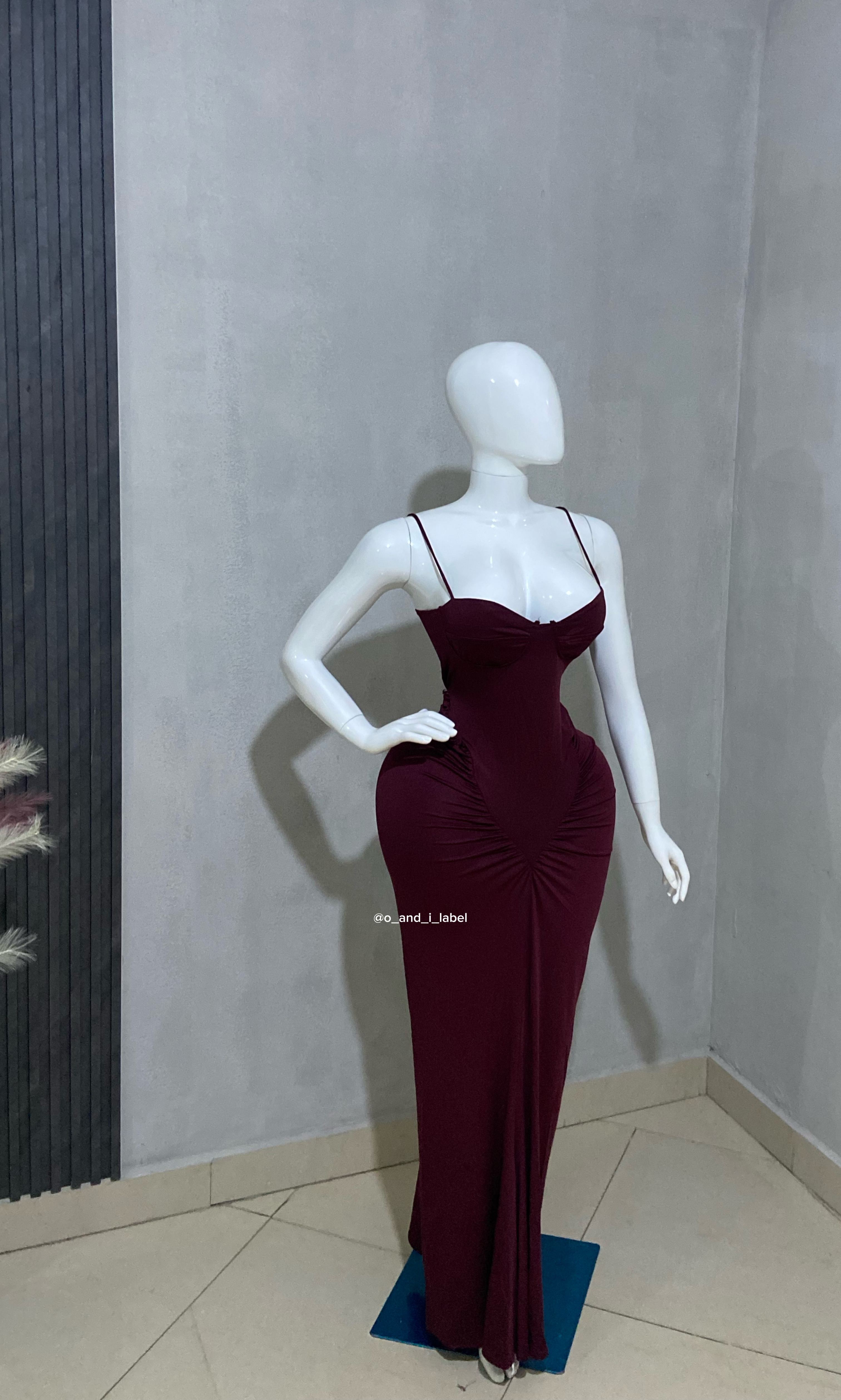Slim Fit Long Maxi Dress