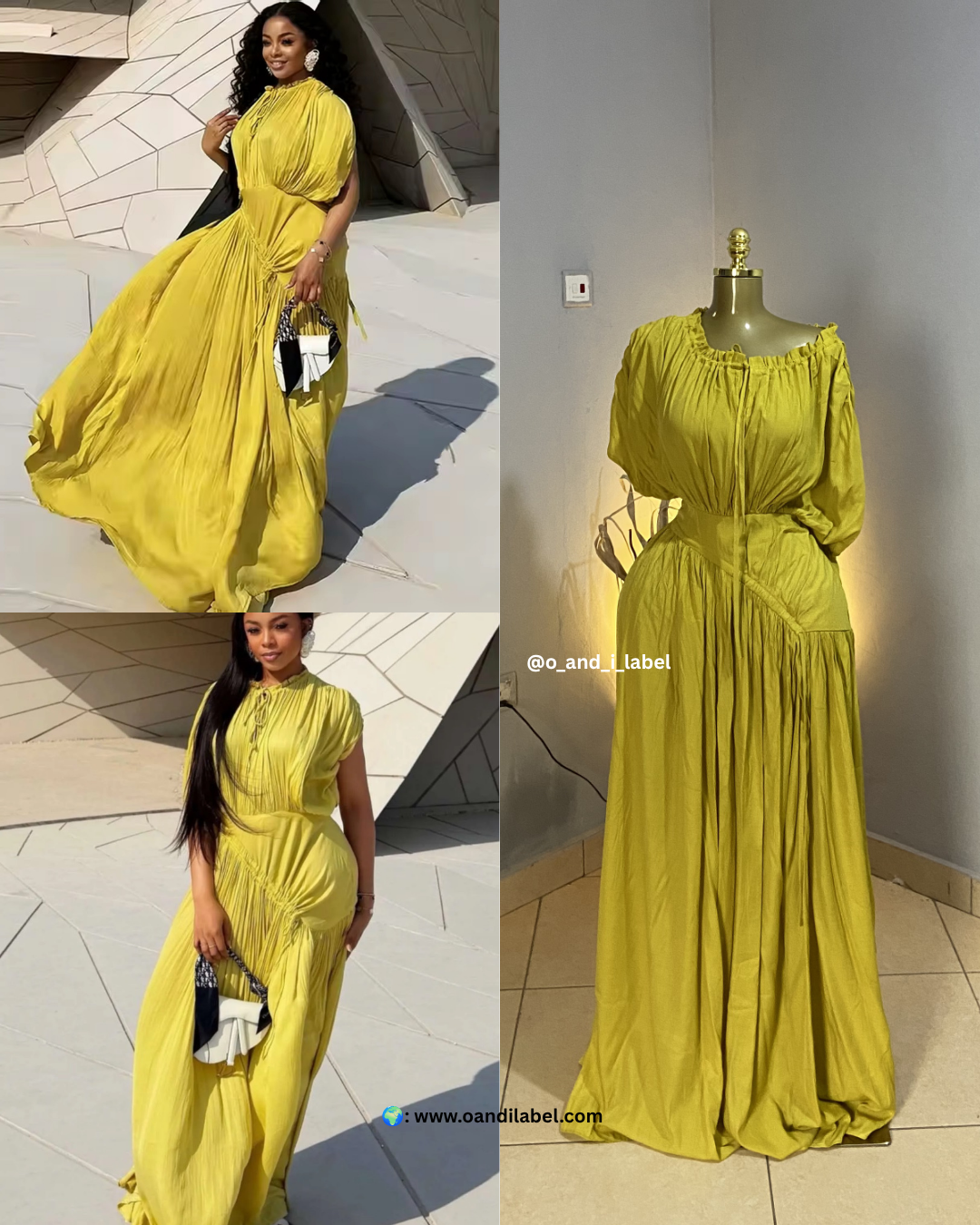 Stylish Pleated Maxi Dress — image 1 of 5