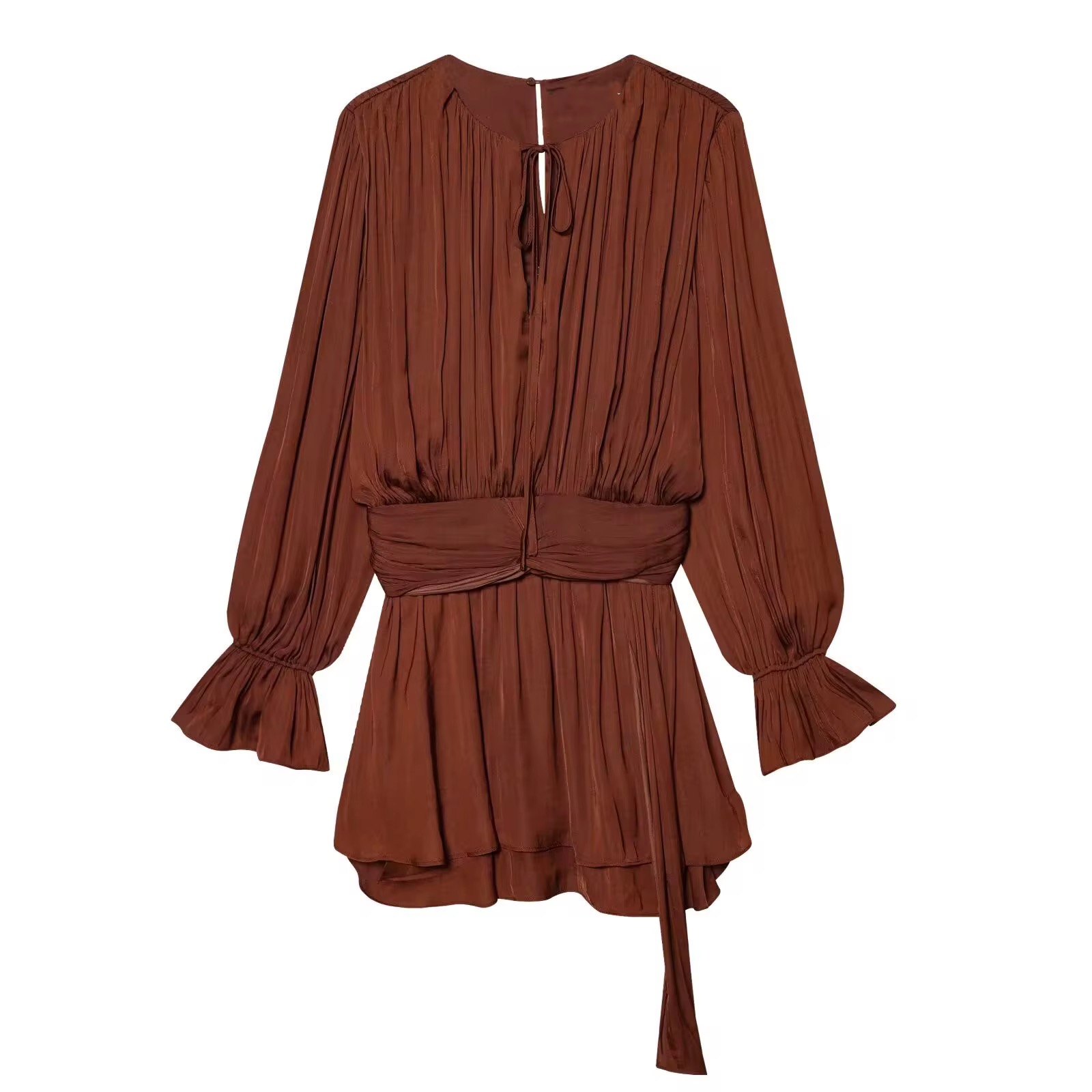 Flared Long Sleeve Dress — image 2 of 2