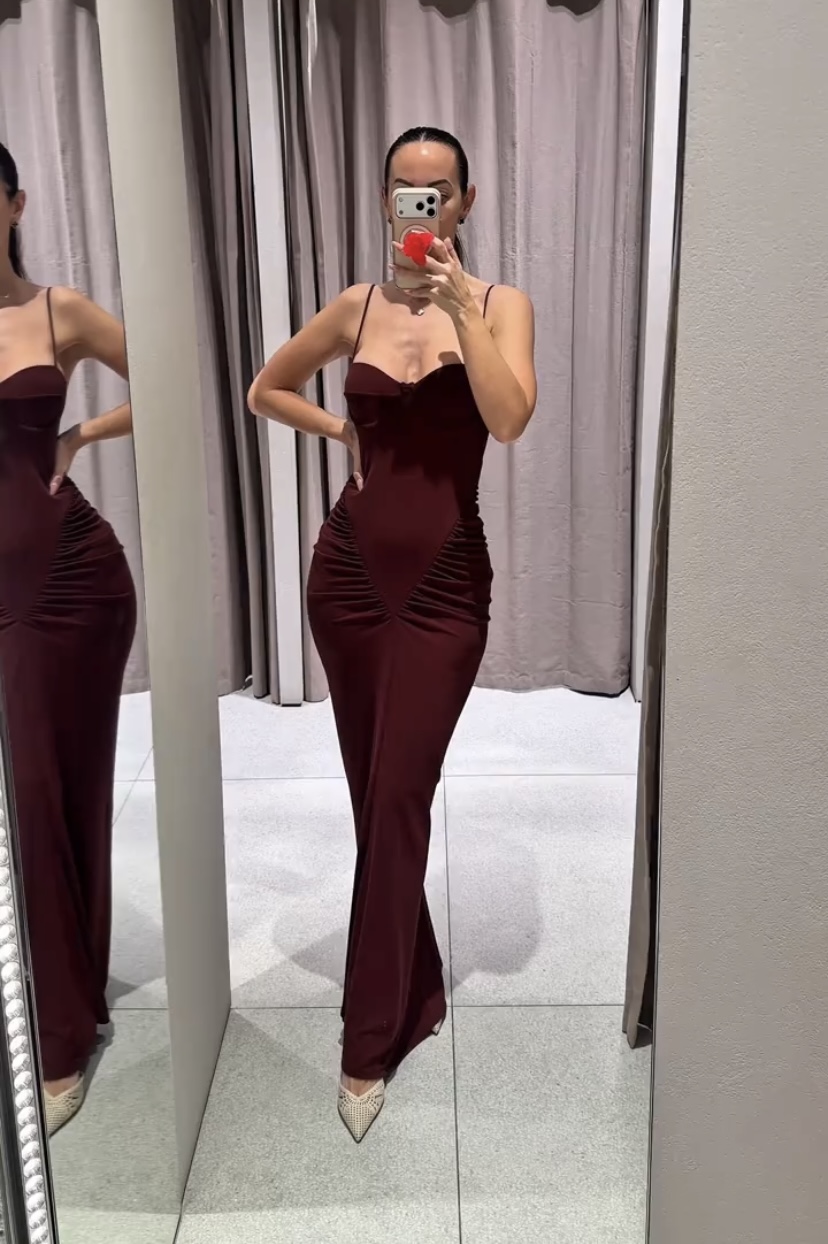 Slim Fit Long Maxi Dress — image 2 of 4
