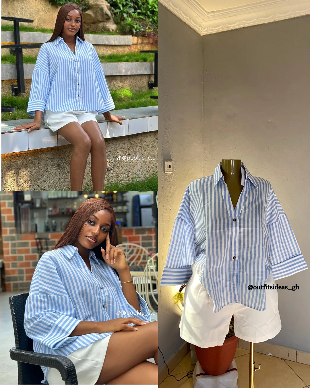 Wide Sleeve Linen Shirt