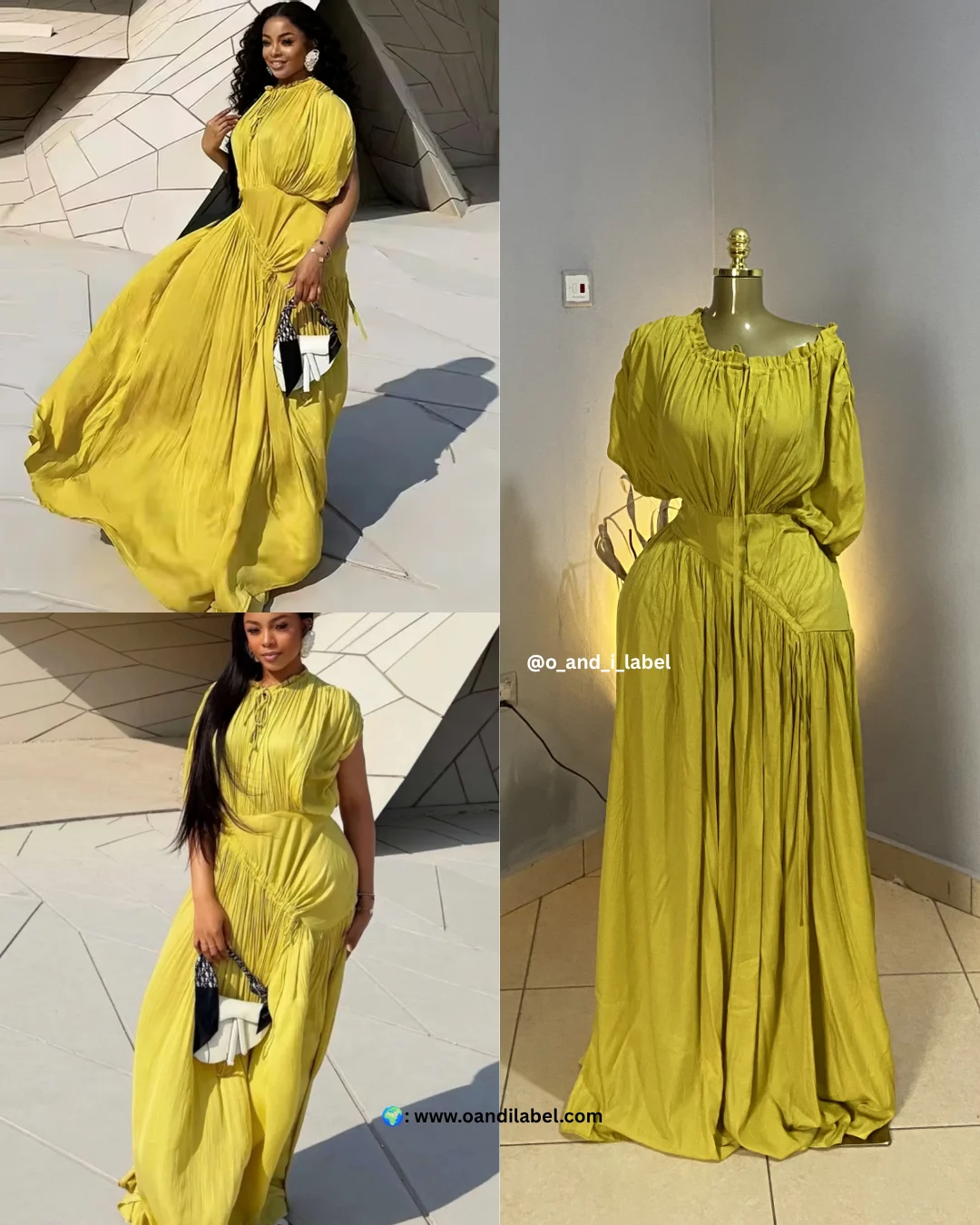 Stylish Pleated Maxi Dress