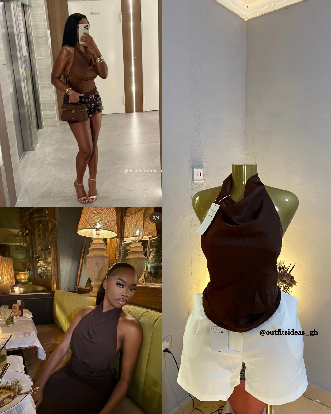 Silk Halter Neck Top — image 3 of 9