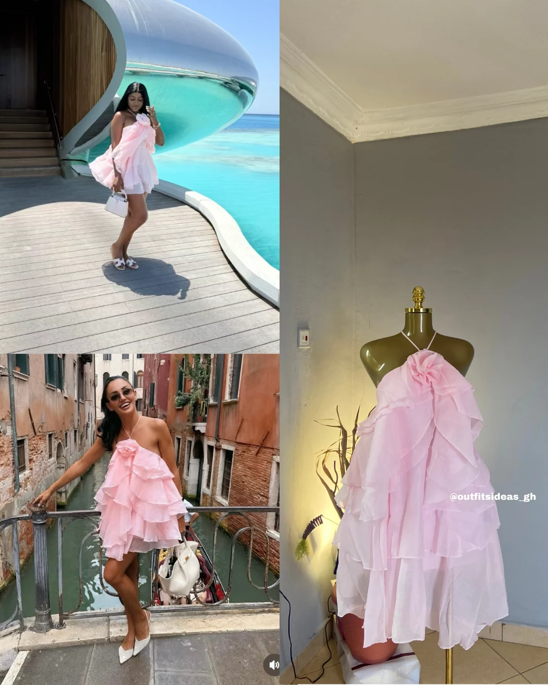 Spaghetti Strap Layered Dress