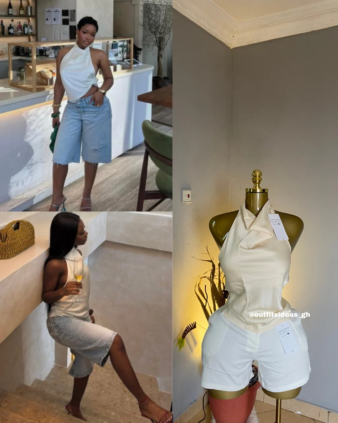 Silk Halter Neck Top — image 2 of 9