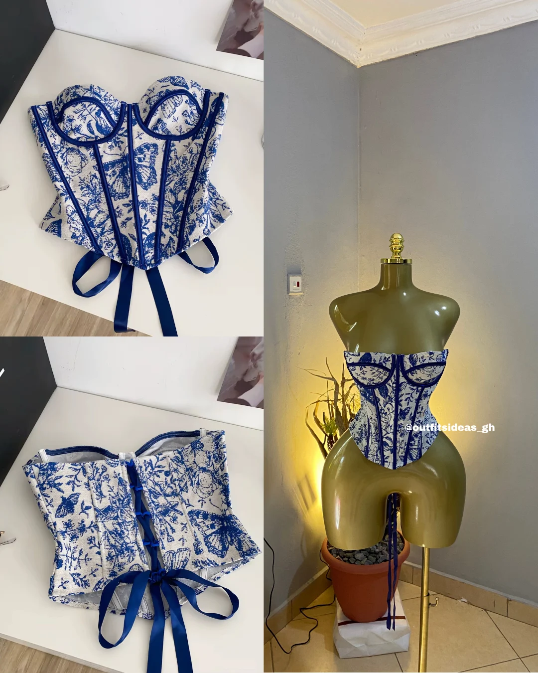 Boned Bustier Underwire Corset