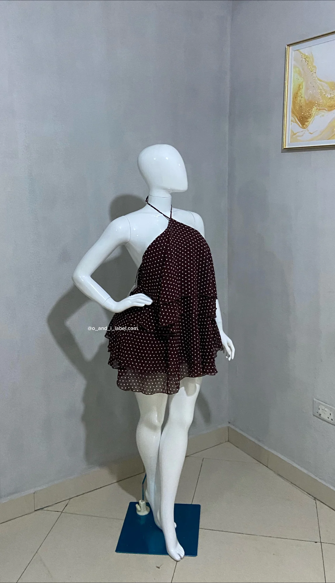 Polka Dot Layered Dress