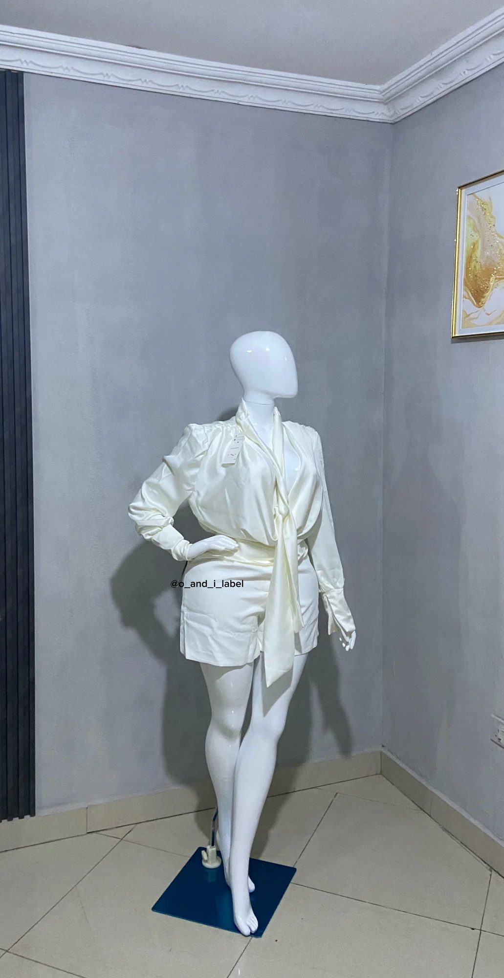 Draped Chic Silk Blouse — image 3 of 5