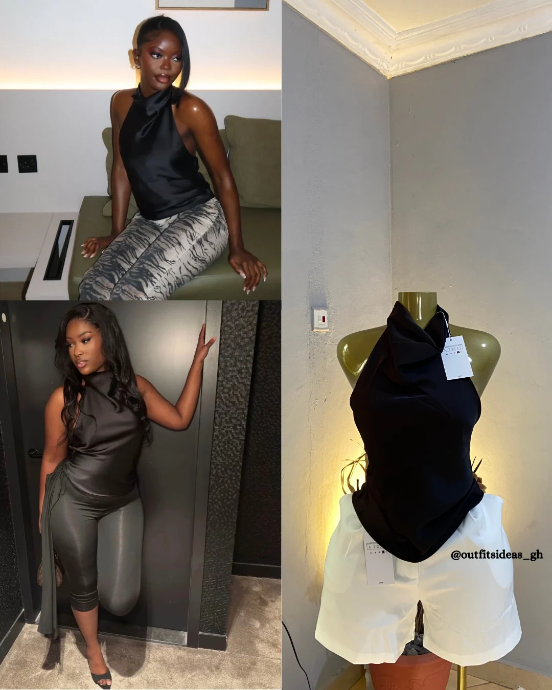 Silk Halter Neck Top — image 4 of 9