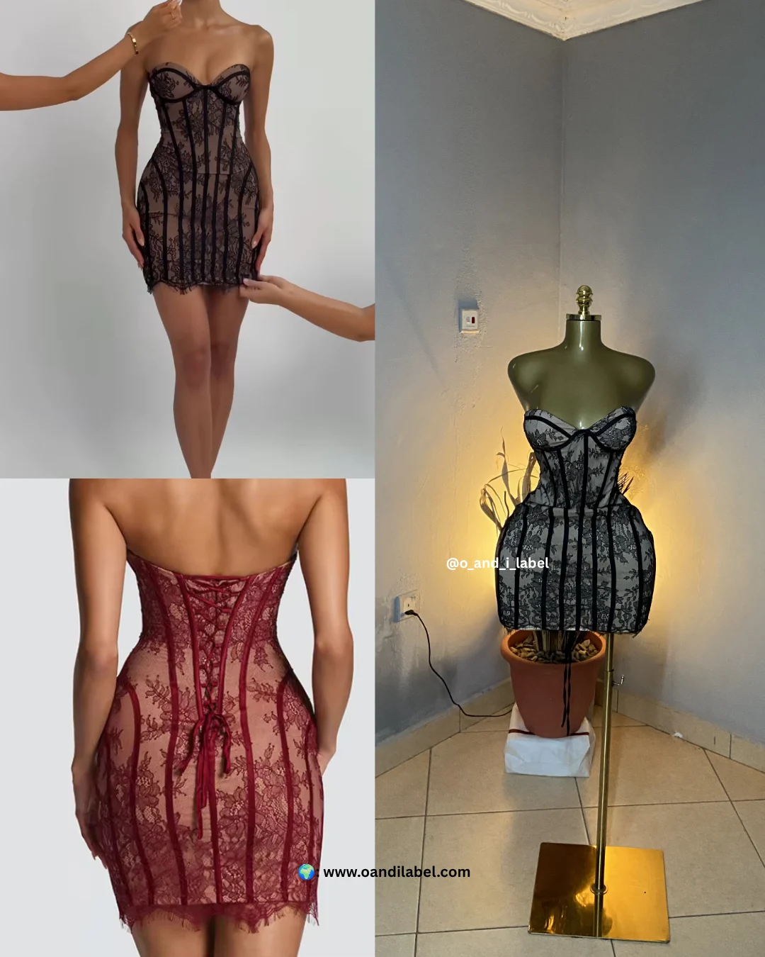 Sleeveless Lace Patchwork Short Dress