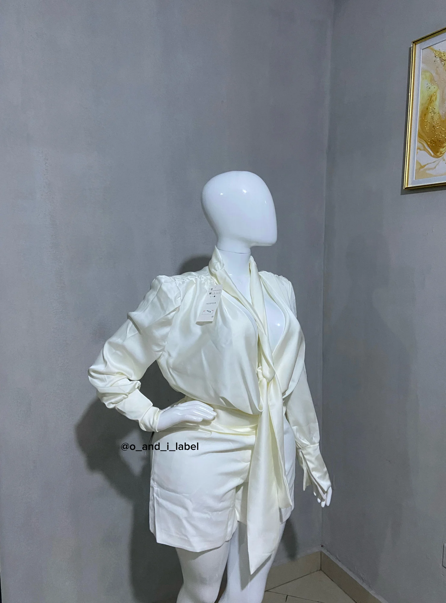 Draped Chic Silk Blouse — image 5 of 5
