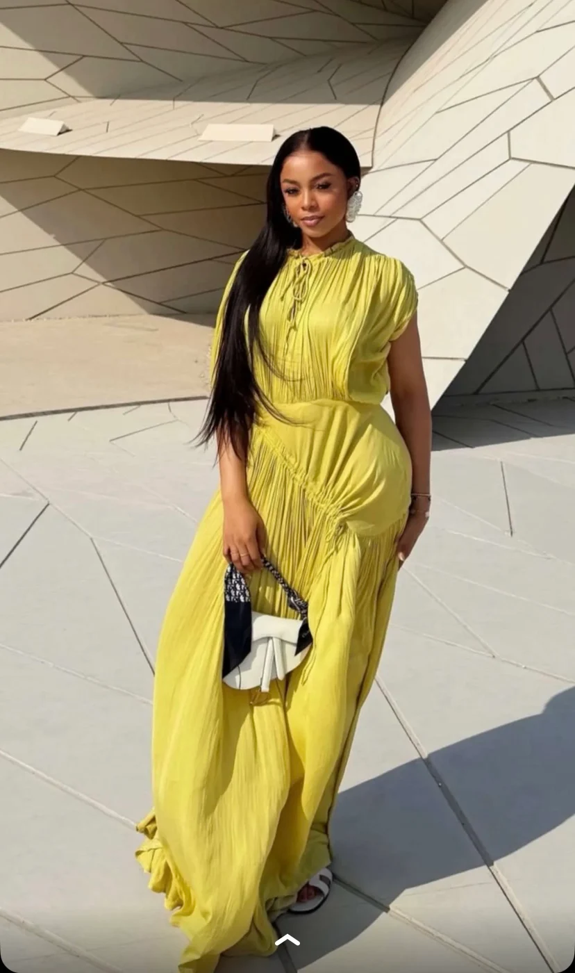 Stylish Pleated Maxi Dress — image 2 of 5