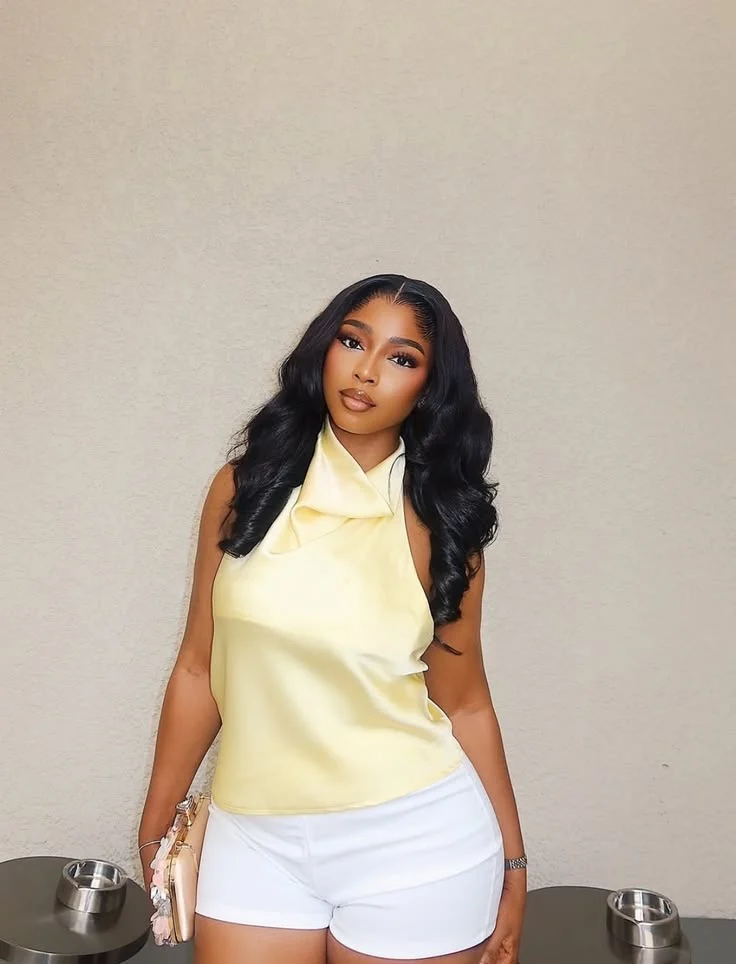 Silk Halter Neck Top — image 7 of 9